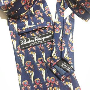 Salvatore Ferragamo GOLF Vintage Print tie